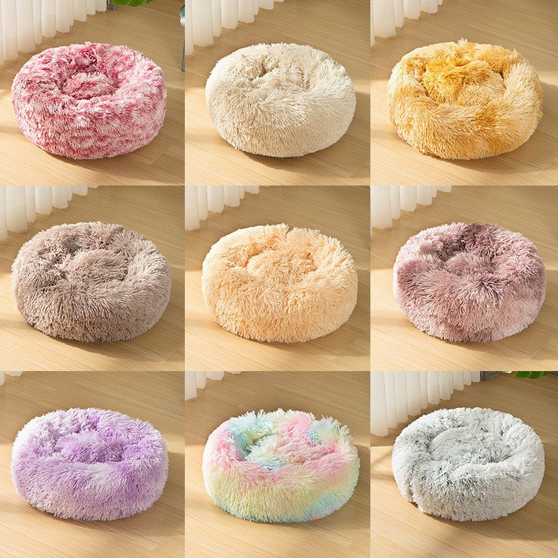 Round Plush Pet Nest