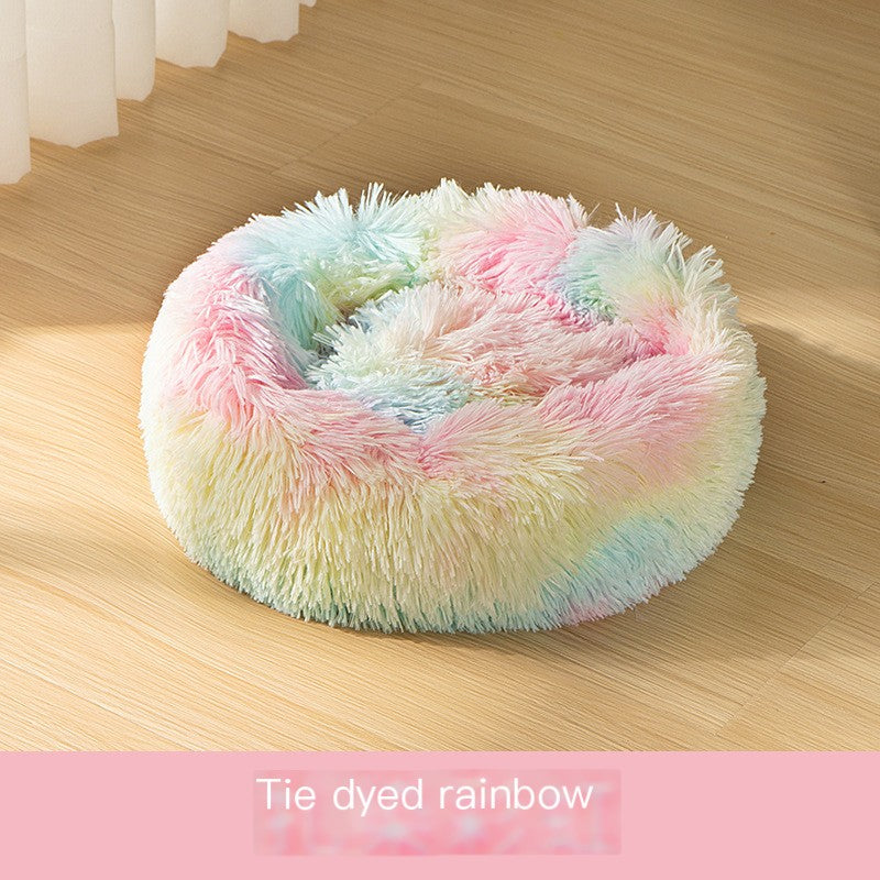 Round Plush Pet Nest